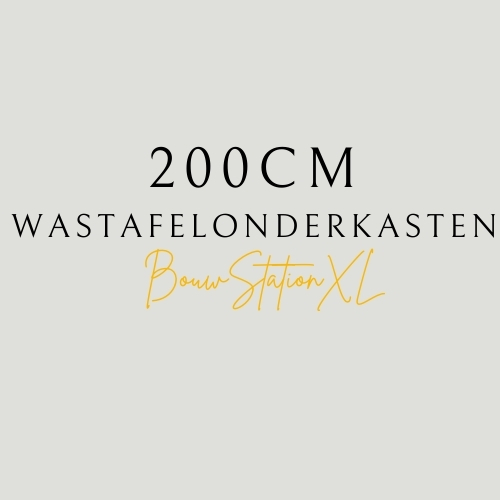 200 cm wastafelonderkasten