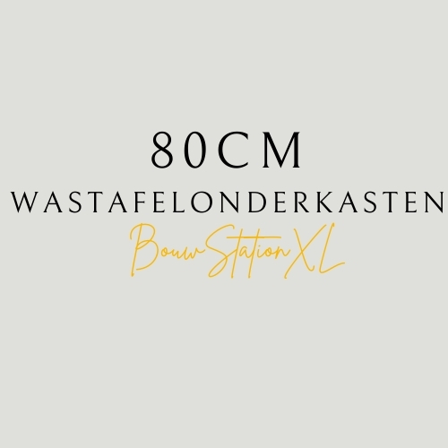 80 cm wastafelonderkasten