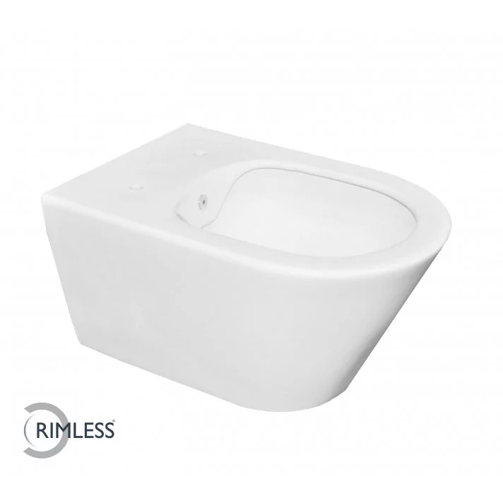 Stereo wandcloset rimless met bidet functie mat wit