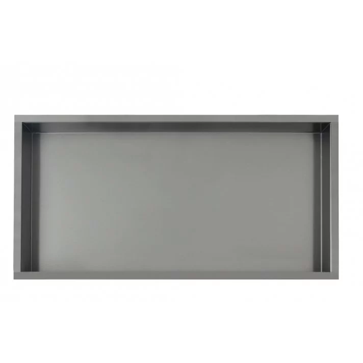 Sani DeLuxe Inbouw wandnis Gun Metal 30x60x7 cm