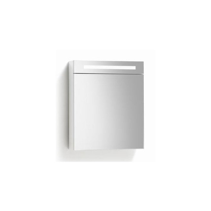 Sani DeLuxe Spiegelkast met LED verlichting incl. opbouw stopcontact schakelaar 60 Hoogglans Wit