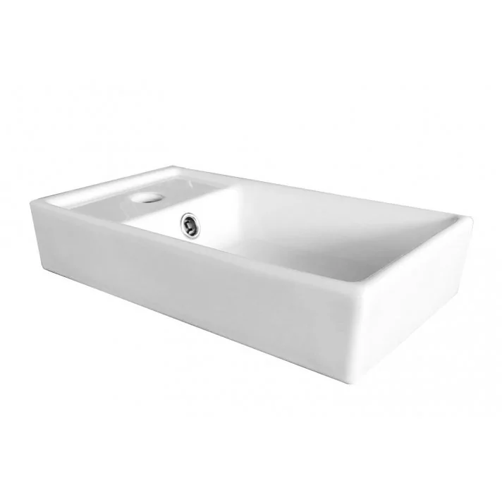 Sani DeLuxe Fontein Keramiek Wit 40x22x8 cm (niet vrij hangbaar)