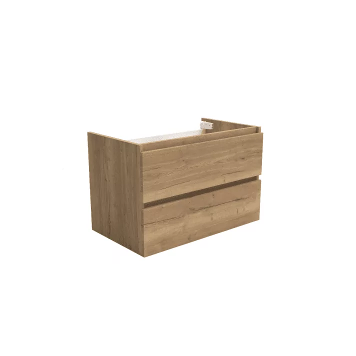 Sani DeLuxe Trendline basic onderkast met greeplijst in korpus kleur 80 Natural Oak