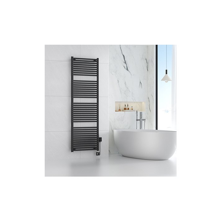 Elara elektrische radiator Smart WiFi 181,7 x 60 cm mat zwart