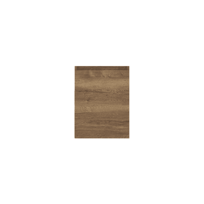 Sani DeLuxe Trendline basic fonteinkast met greeplijst in korpus kleur Tabak Oak