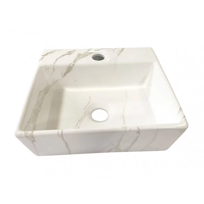 Leto fontein 33,5 x 29 x 11,5 cm keramiek carrara