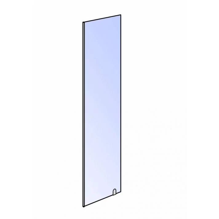 Sani DeLuxe Klik zijwand 8 mm veiligheidsglas 30