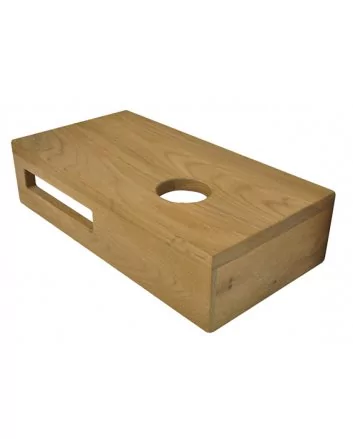 Oak planchet 40 x 21 x 10 cm rechts