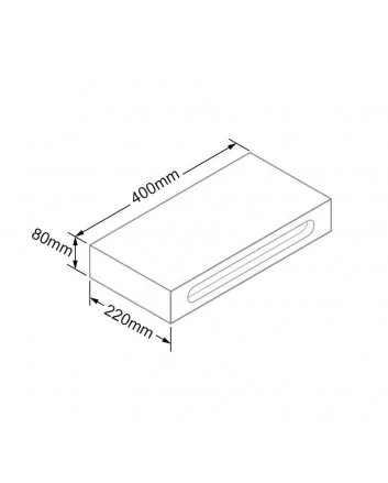 Sani DeLuxe Wood Eiken fontein planchet