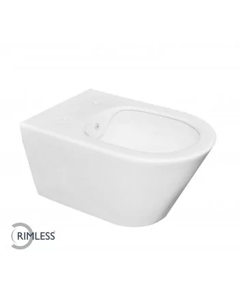 Stereo wandcloset rimless met bidet functie mat wit