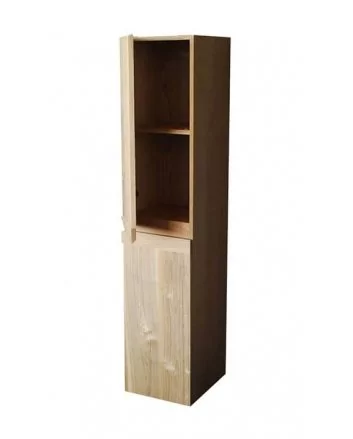 Sani DeLuxe Wood Eiken kolomkast met greeplijst in korpus kleur