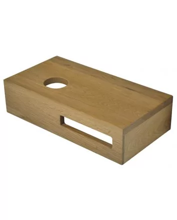 Oak planchet 40 x 21 x 10 cm links