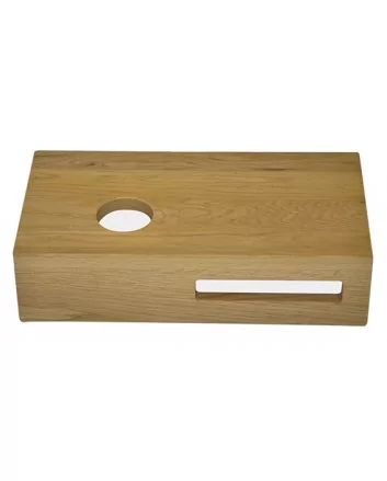 Oak planchet 40 x 21 x 10 cm links