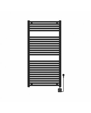 Elara elektrische radiator Smart WiFi 118,5 x 60 cm mat zwart