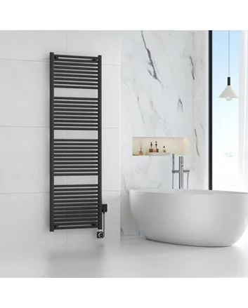 Elara elektrische radiator Smart WiFi 181,7 x 60 cm mat zwart