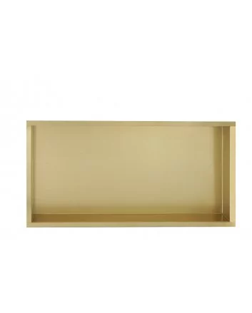 Sani DeLuxe Inbouw wandnis Goud Geborsteld 30x60x7 cm