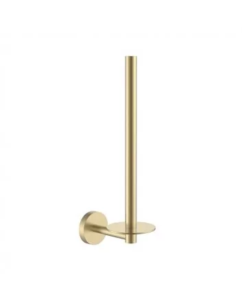 Sani DeLuxe Reserve wand toiletrolhouder rond Goud Geborsteld geschikt voor 2 wc-rollen