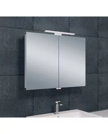 Bright spiegelkast met LED 80 x 60 x 14cm