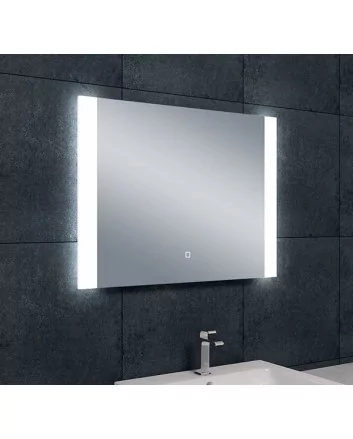 Sunny spiegel rechthoek met LED, dimbaar en spiegelverwarming 80 x 60 cm