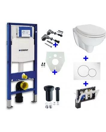 Geberit UP-320 + toiletblokhouder + Trevi O.P. + Sigma 01 wit