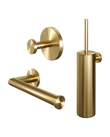 BRAUER Accessoire set 3-in-1 goud geborsteld PVD