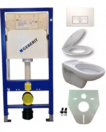 Geberit UP 100 +Neptunus WC+ Nept.zitt.+ Delta 35 wit