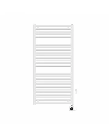 Elara elektrische radiator Smart WiFi 118,5 x 60 cm glans wit