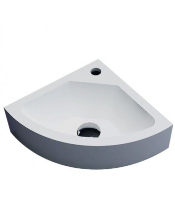 Sani DeLuxe Fontein Solid Surface Corner 30x30x10 cm