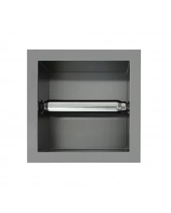 Sani DeLuxe Inbouw rolhouder Gun Metal